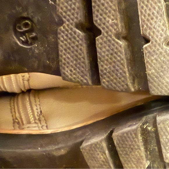 Limelight Cream Lace Up Boots Chunky Boots - Picture 5 of 5